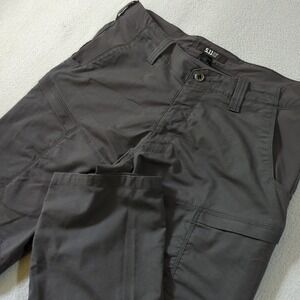 5.11 Tactical Mens Apex Pants Charcoal Gray 36x32 Cargo Work Outdoor 74434